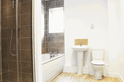 Bathroom in market rent home