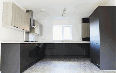 Kitchen in market rent home
