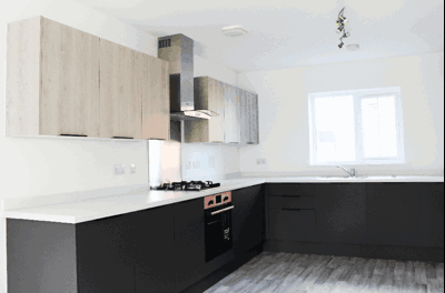 Kitchen in market rent home