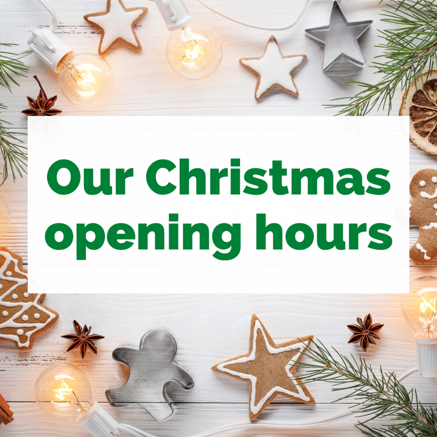 Christmas opening hours 2024